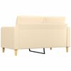 vidaXL 2-Sitzer-Sofa Creme 140 cm Stoff