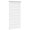 vidaXL Zebra-Rollo 40,9 x 100 cm, Stoffbreite 36,7 cm, Wei&szlig;