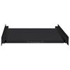 vidaXL Waschmaschinen Zwischenablage Schwarz 60 x 60 x 8 cm Stahl