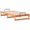 vidaXL Bettrahmen Braun 90 x 200 cm Massives Kiefernholz