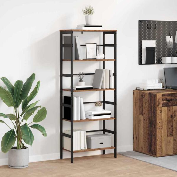 vidaXL B&uuml;cherregal Altholz 60 x 29,5 x 149 cm Holzwerkstoff