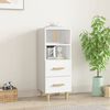 vidaXL Sideboard Wei&szlig; 34,5x34x90 cm Holzwerkstoff