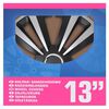 ProPlus Radzierblenden Terra 4 Stk. Silbern und Schwarz 13"