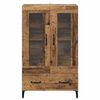 vidaXL Highboard Altholz 70 x 31 x 115 cm Verbundholz und Eisen