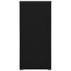 vidaXL Aktenschrank Schwarz 46x62x133 cm Stahl