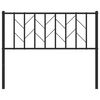 vidaXL Ersatz-Kopfteil Metall Schwarz 107 cm