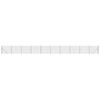 vidaXL Maschendrahtzaun mit Bodenflansch Anthrazit 1,8x25 m