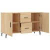 vidaXL Sideboard Sonoma-Eiche 100x36x60 cm Holzwerkstoff