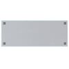 vidaXL Magnettafel Wandmontage Wei&szlig; 100x40 cm Hartglas