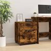 vidaXL Mobiler Aktenschrank mit Rollen R&auml;uchereiche 45x38x54 cm