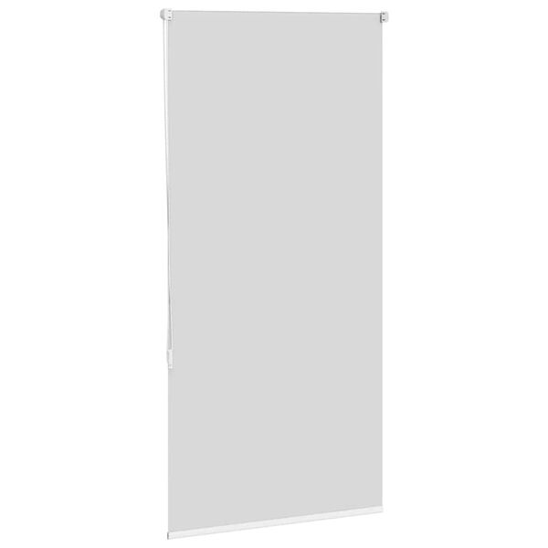 vidaXL Verdunkelungsrollo Weiß 85x130cm Stoffbreite 80,7 cm Polyester
