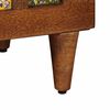 vidaXL Sideboard mit Speicher Walnuss 40 x 33 x 75 cm Massivholz Mango
