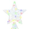 vidaXL Weihnachtsbaum mit 240 LEDs Mehrfarbig 180 cm Acryl