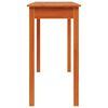 vidaXL Konsolentisch Wachsbraun 110x40x75 cm Massivholz Kiefer