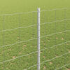 vidaXL Zaun mit Pfosten Silber 1,5 x 10 m Stahl