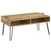 vidaXL Couchtisch Massivholz Mango 100x60x45 cm