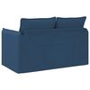 vidaXL Sofa Blau Gesamtabmessungen: 136 x 82 x 85 cm (B x T x H) Samt