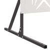 vidaXL Sichtschutz Grau 100 x 50 x 180 cm Stahl