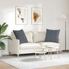 vidaXL Sofakissen 2 St&uuml;ck Dunkelgrau 60 x 60 cm Cordstoff