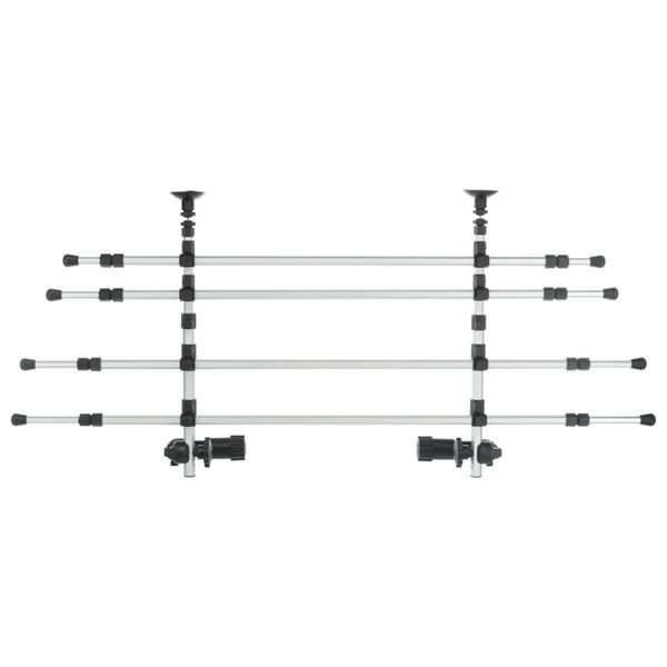 TRIXIE Auto-Hundegitter 105-172 cm Aluminium Silbern und Schwarz