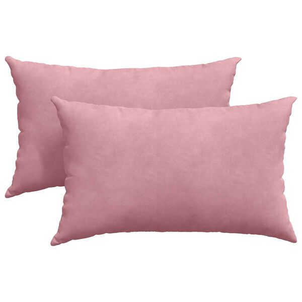 vidaXL Sofakissen 2 St&uuml;ck Rosa 50 x 30 cm Cordstoff
