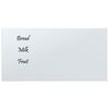 vidaXL Magnettafel Wandmontage Wei&szlig; 60x30 cm Hartglas