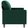 vidaXL 2-Sitzer-Sofa Dunkelgr&uuml;n 120 cm Samt