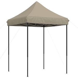 vidaXL Partyzelt 200 x 200 x 306 cm Taupe Oxford-Stoff