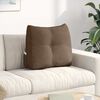vidaXL R&uuml;cken Kissen Braun 60 x 24 x 50 cm Stoff