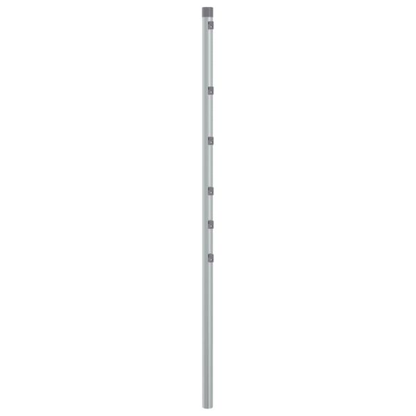 vidaXL Zaunpfosten 15 Stk. Silbern 120 cm Verzinkter Stahl