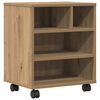 vidaXL Druckerst&auml;nder Artisan-Eiche 41 x 32 x 48 cm Holzwerkstoff