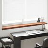 vidaXL Fensterbank Braunes Holz 140 x 20 x 4,5 cm PVC