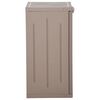 vidaXL Gartenschrank Braun 65x45x88 cm PP Holz-Optik