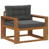 vidaXL Outdoor Mittelsofa Natur