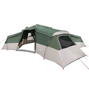vidaXL Familienzelt mit Dach mit Speicher Gr&uuml;n 833 x 585 x 216 cm Taft