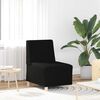 vidaXL Modulares Sofa ohne Armlehnen Schwarz 55 cm Stoff