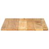 vidaXL Tischplatte 70x70x3,8 cm Quadratisch Massivholz Mango