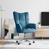 vidaXL Relaxsessel Blau Samt