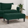 vidaXL Fu&szlig;hocker Dunkelgr&uuml;n 77x55x31 cm Samt