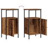 vidaXL Nachttisch Altholz-Optik 41x31x80 cm Holzwerkstoff