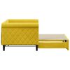 vidaXL Tagesbett Ausziehbar Gelb 80x200 cm Samt