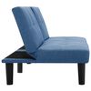 vidaXL 2-Sitzer-Sofa Blau Stoff