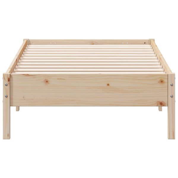 vidaXL Massivholzbett ohne Matratze 90x200 Kiefernholz