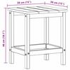 vidaXL Beistelltisch Schwarz 38 x 38 x 46 cm Polyethylen