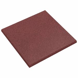 vidaXL Sturzschutzfliesen 24 Stk. Rot 50 x 50 cm Gummi