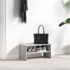 vidaXL Schuhregal Stapelbar Grau Sonoma 60x30x30,5 cm