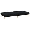 vidaXL Schlafsofa Schwarz Stoff