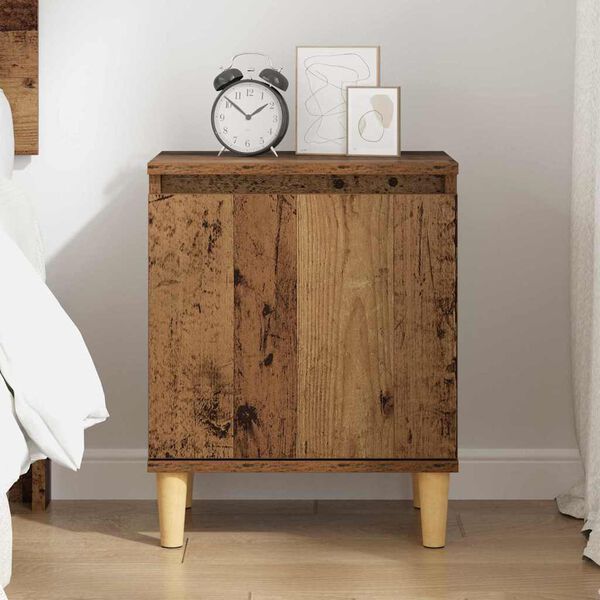 vidaXL Nachttisch Altholz 40 x 30 x 50 cm Holzwerkstoff