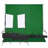 vidaXL Fotostudio-Set mit Beleuchtung und Hintergrund