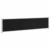 vidaXL Ausziehbare Seitenmarkise 140x600 cm Schwarz